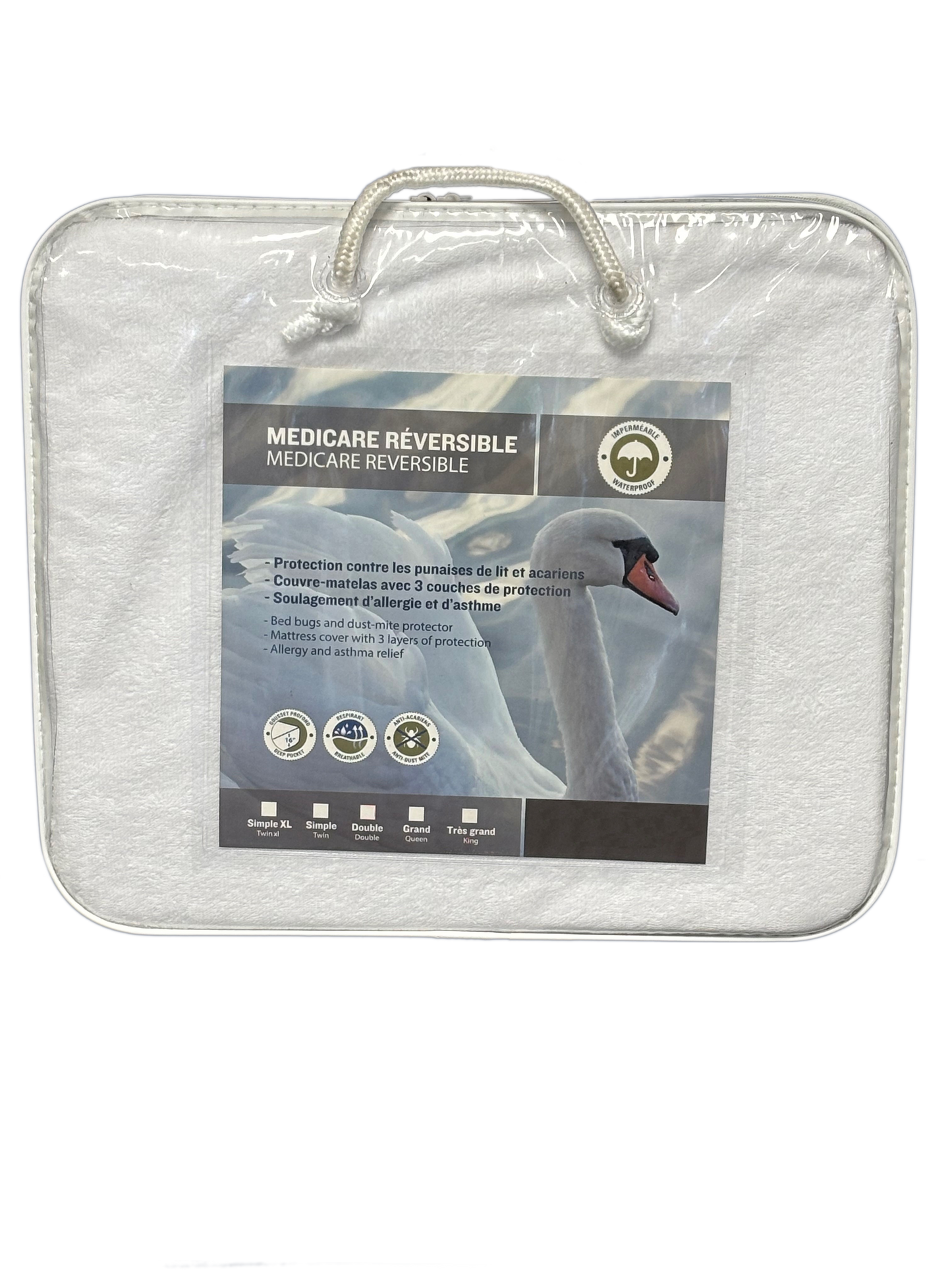 Protège-matelas Medicare réversible